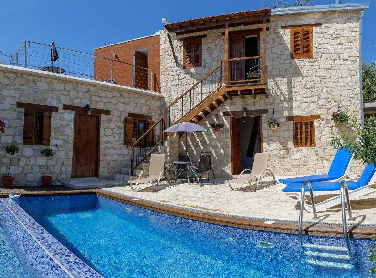 Stonehouse With Private Swimming Pool Villa Kallepia Buitenkant foto