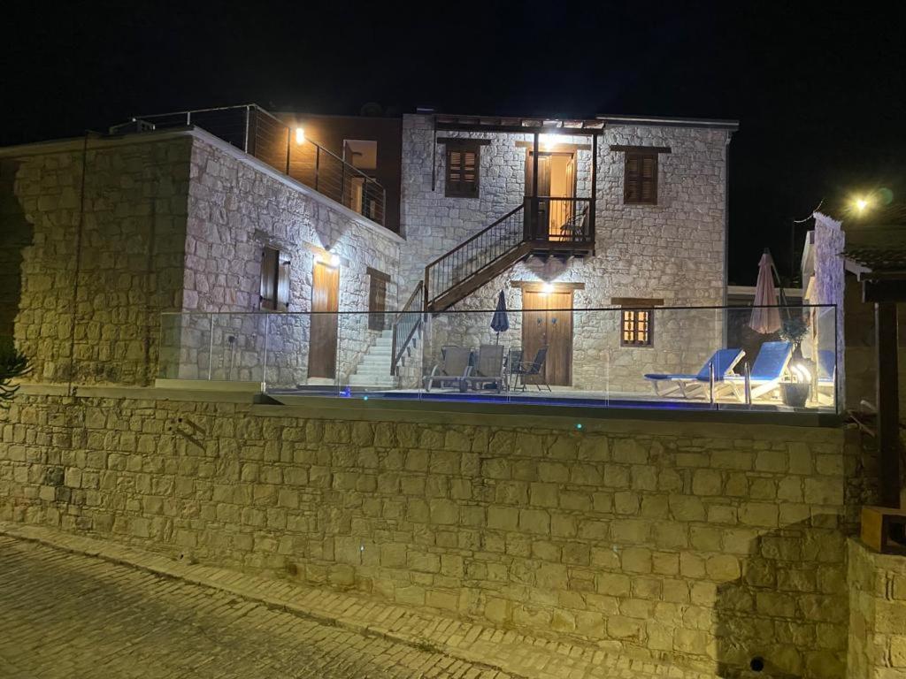 Stonehouse With Private Swimming Pool Villa Kallepia Buitenkant foto